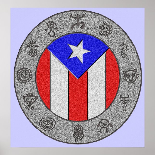 Poster de la roue de Taino (Devant)