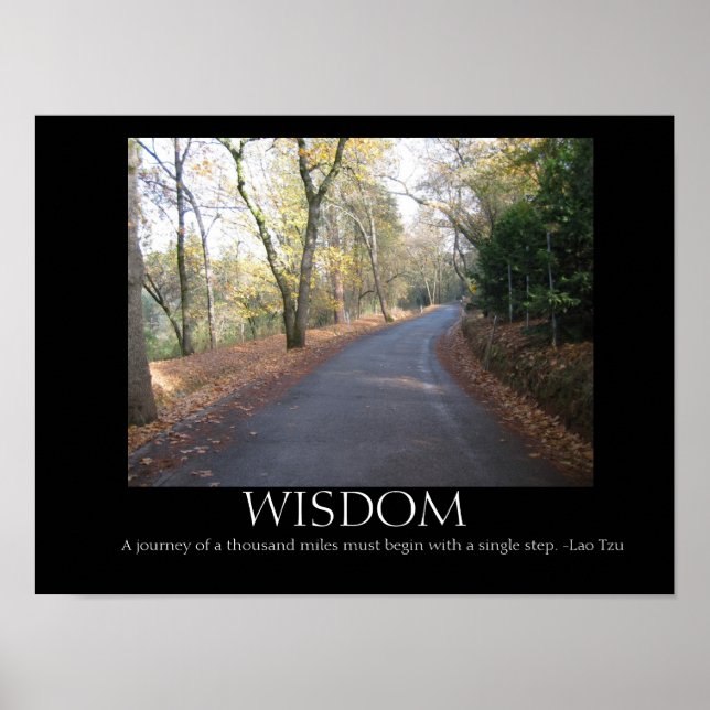 Poster de la route de la sagesse (Devant)