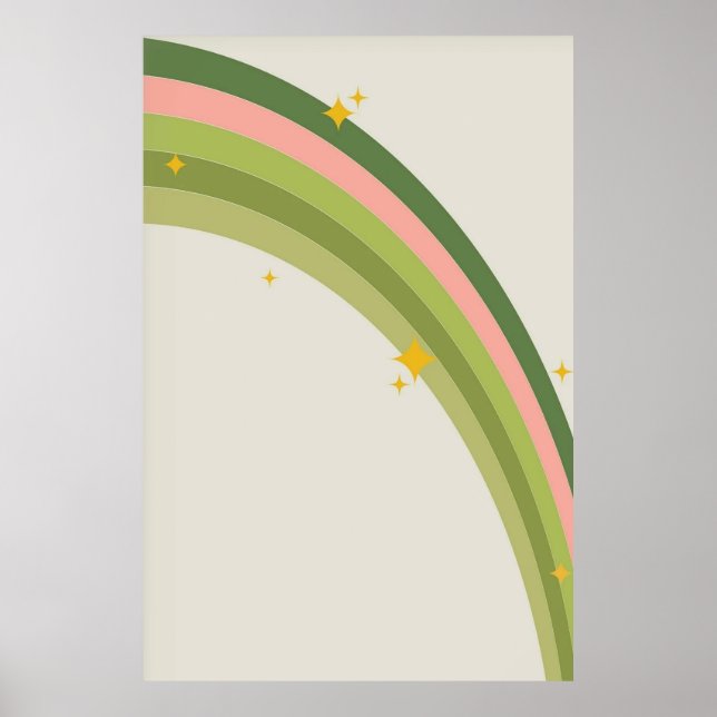 Poster de la Saint Patrick Arc-en-ciel (Devant)