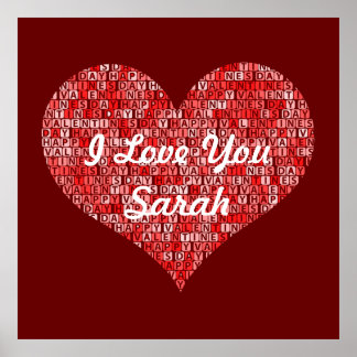 Poster de la Saint Valentin