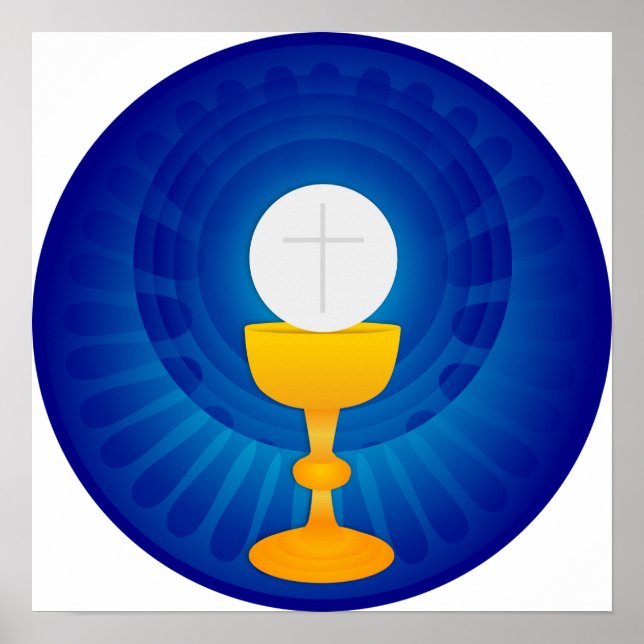 Poster de la Sainte Eucharistie (Devant)
