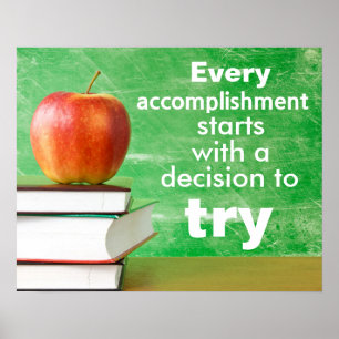 Poster de la salle de classe Can-Do Attitude