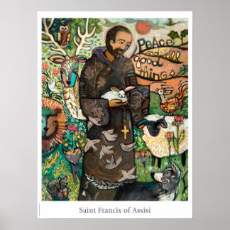 Poster de la salle de classe catholique Saint Fran