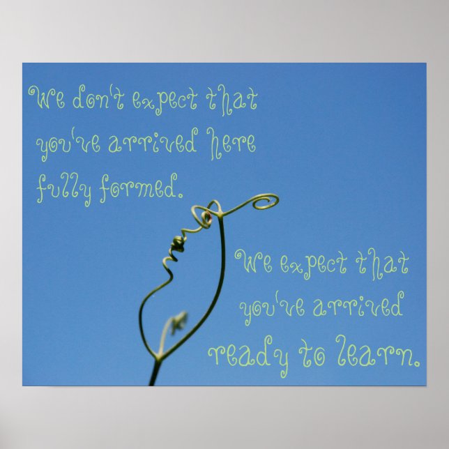 Poster de la salle de classe Croissance et prépara (Devant)