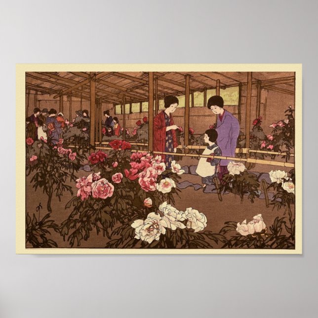 Poster de la scène japonaise Flower Garden People  (Devant)