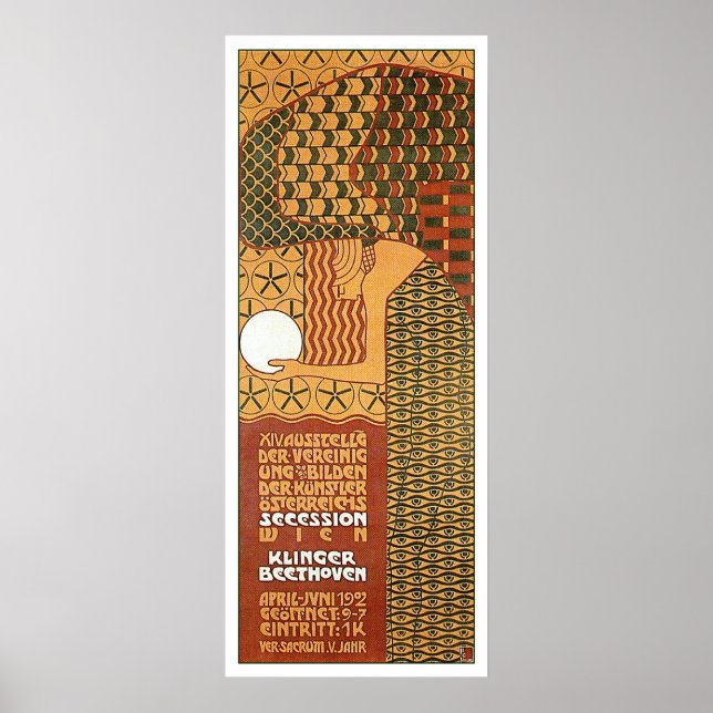 Poster de la Sécession pour la 14e exposition de V (Devant)