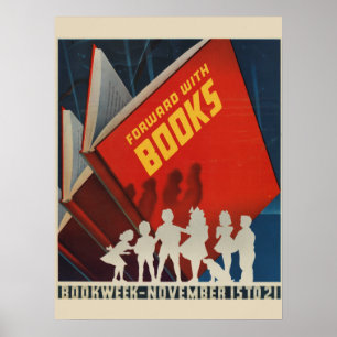 Poster de la Semaine du livre pour enfants 1942