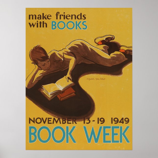 Poster de la Semaine du livre pour enfants 1949 (Devant)