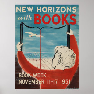 Poster de la Semaine du livre pour enfants 1951