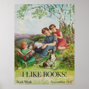Poster de la Semaine du livre pour enfants 1962