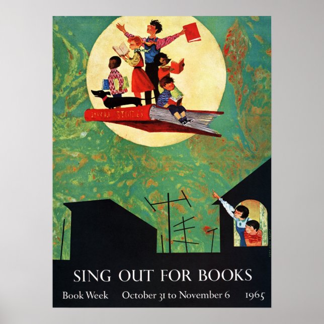Poster de la Semaine du livre pour enfants 1965 (Devant)
