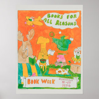 Poster de la Semaine du livre pour enfants 1974