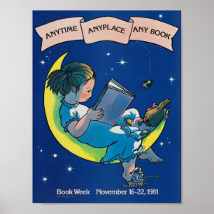 Poster de la Semaine du livre pour enfants 1981