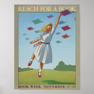 Poster de la Semaine du livre pour enfants 1986