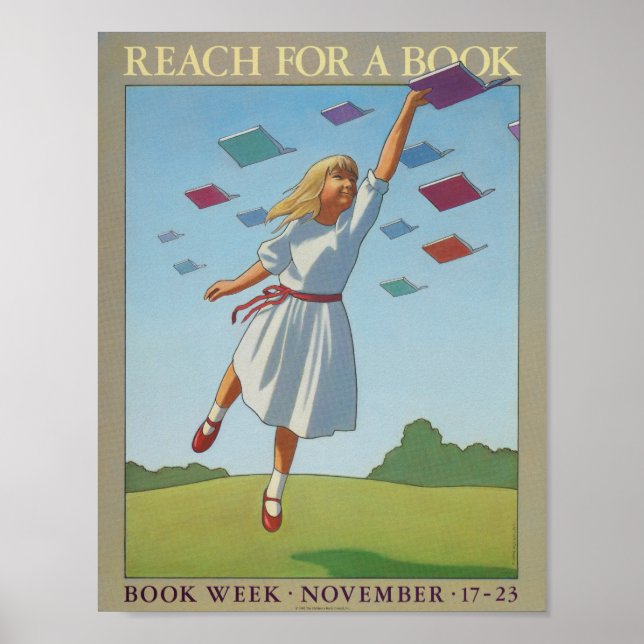 Poster de la Semaine du livre pour enfants 1986 (Devant)