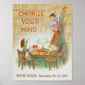 Poster de la Semaine du livre pour enfants 1987