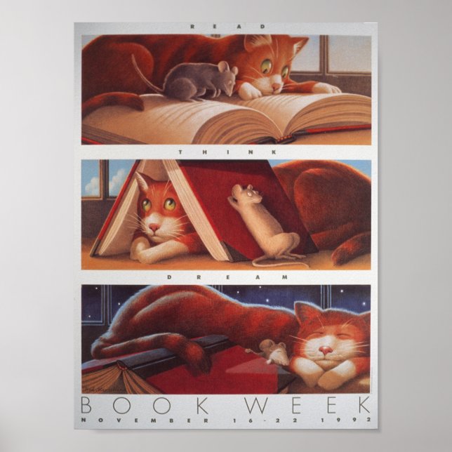 Poster de la Semaine du livre pour enfants 1992 (Devant)