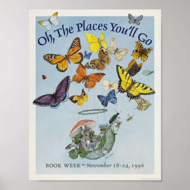 Poster de la Semaine du livre pour enfants 1996 (Devant)