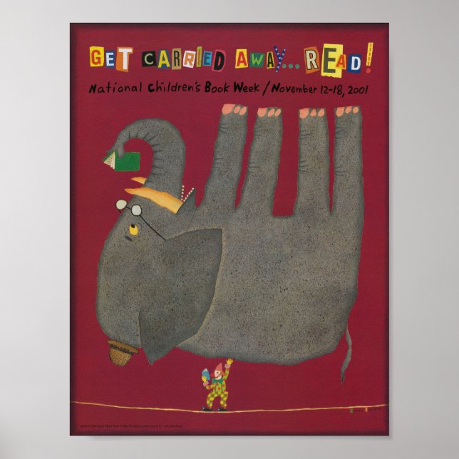 Poster de la Semaine du livre pour enfants 2001 (Devant)