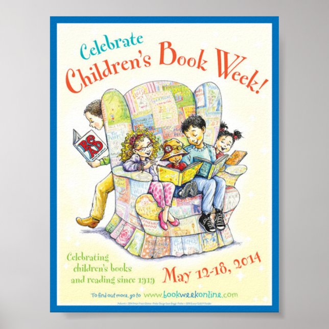 Poster de la Semaine du livre pour enfants 2014 (Devant)