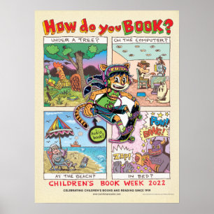 Poster de la Semaine du livre pour enfants 2022