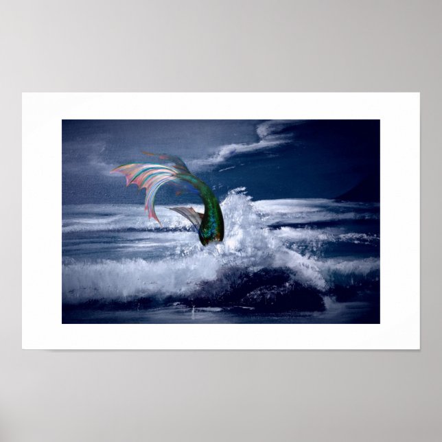 Poster de la sirène de nuit (Devant)