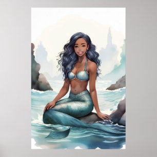 Poster de la sirène d'Imaginaire