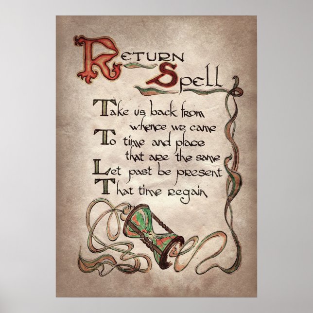 Poster de la soirée sorcière cool (Devant)