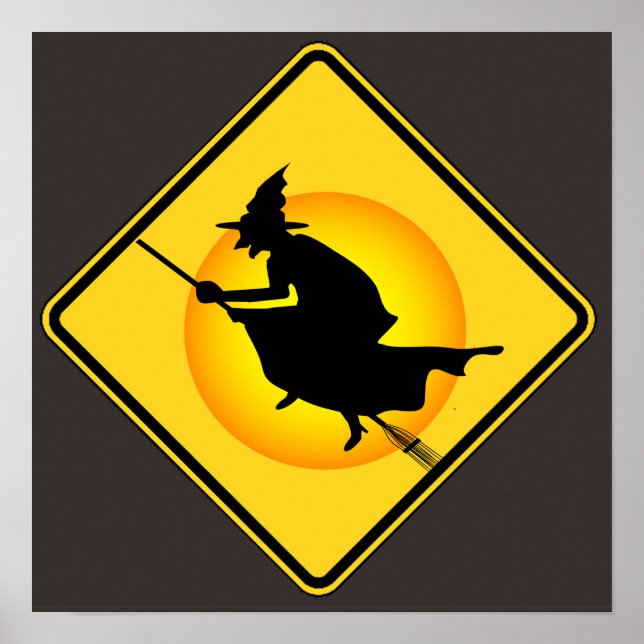 Poster de la sorcière de prudence Halloween (Devant)