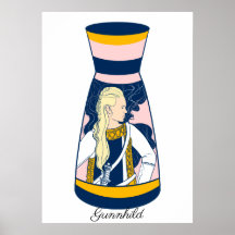 Poster de la sorcière Viking Gunnhild