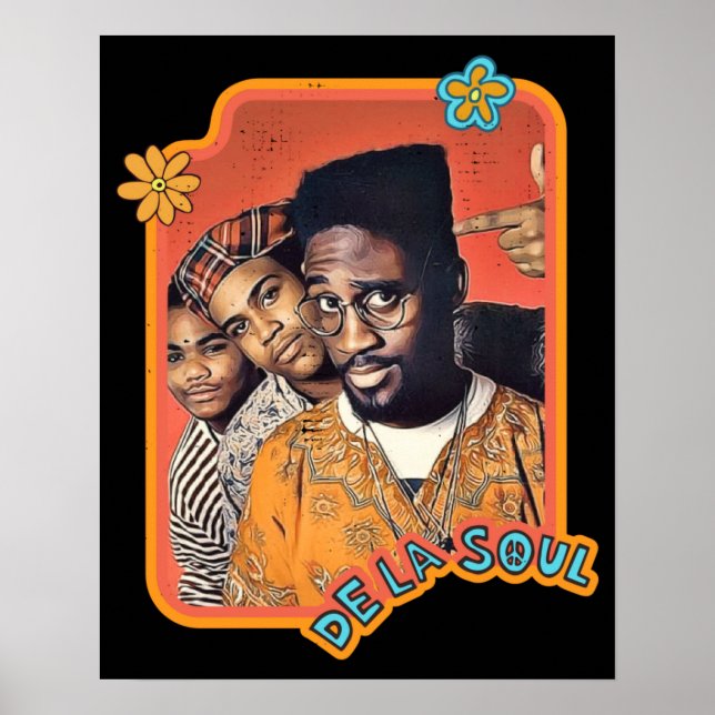 Poster De La Soul American Hip hop Band (Devant)