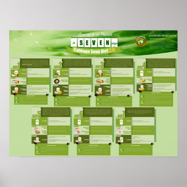 Poster de la soupe de chou Diet 2.0 (Devant)