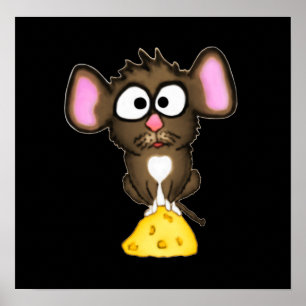 Poster de la souris et du fromage