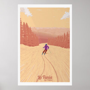 Poster de la station de ski La Tania