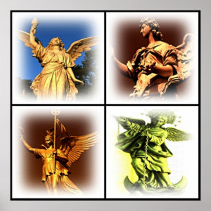 Poster de la statue d'Ange