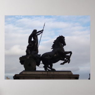 Poster de la statue de Boadicea