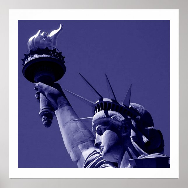 Poster de la Statue de la Liberté Imprimer avec de (Devant)