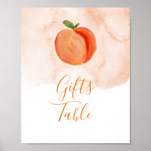 Poster de la table des cadeaux d'été Sweet Little 