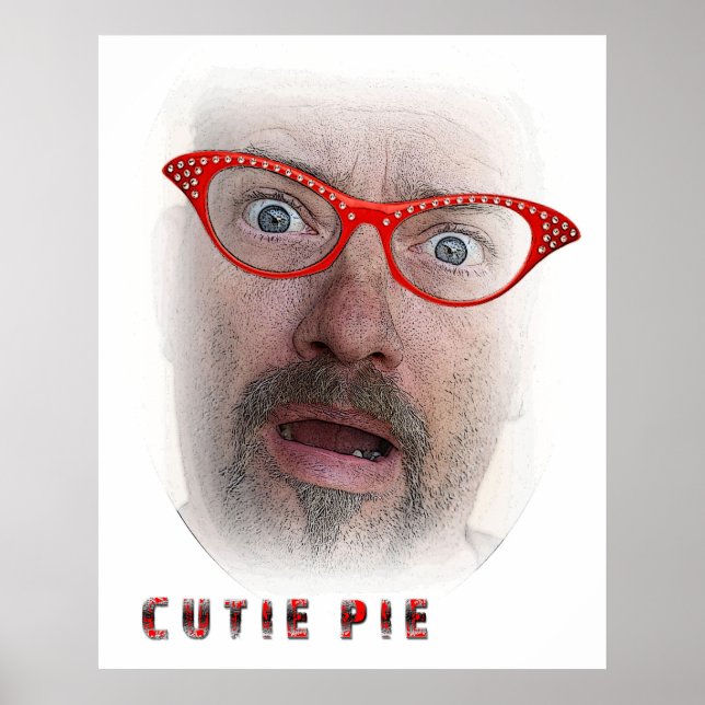 Poster de la tarte à la croûte amusante ! (Devant)