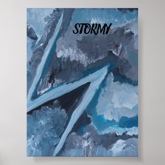 POSTER DE LA TEMPÊTE PAR ARTIS PAULA REILLY.