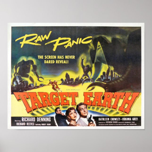 Poster de la Terre cible (Devant)