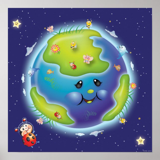 Poster de la Terre de Ladybug (Devant)