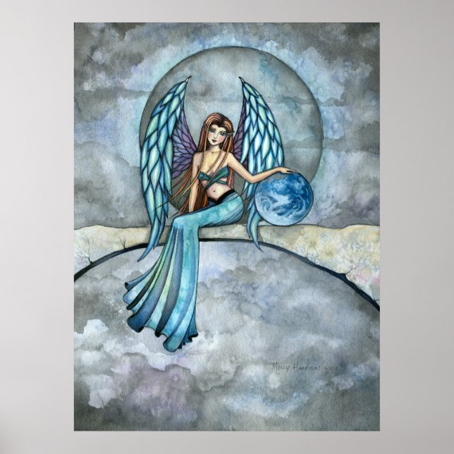 Poster de la Terre Guardian Angel Fairy Imprimer (Devant)