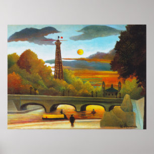 Poster de la Tour Eiffel Henri Rousseau