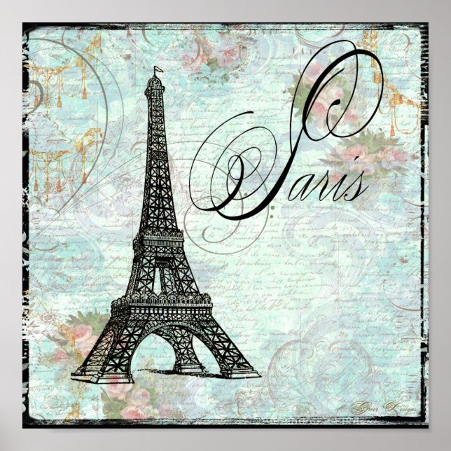 Poster de la Tour Eiffel Paris (Devant)