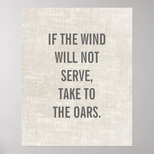 Poster de la typographie du devis motivationnel, p (Devant)