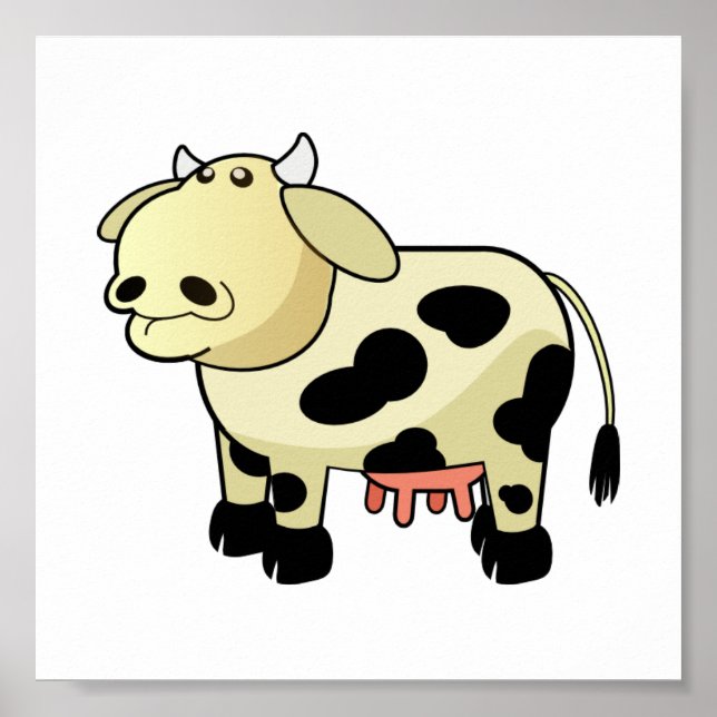 Poster de la vache laitière (Devant)