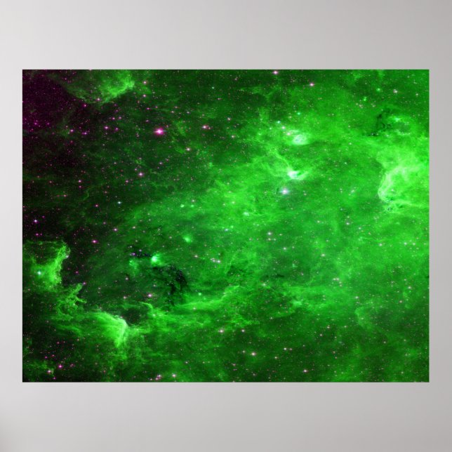 Poster de la valeur verte infrarouge Nebula en Amé (Devant)
