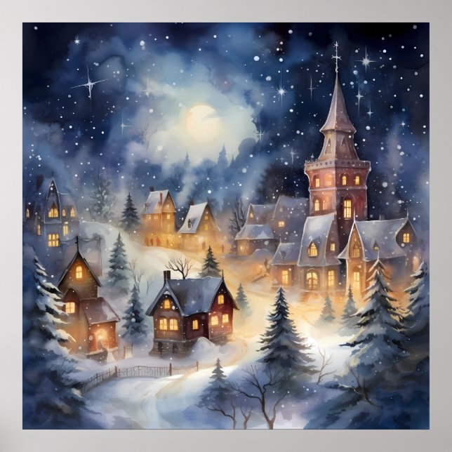 Poster de la veille de Noël magique (Devant)