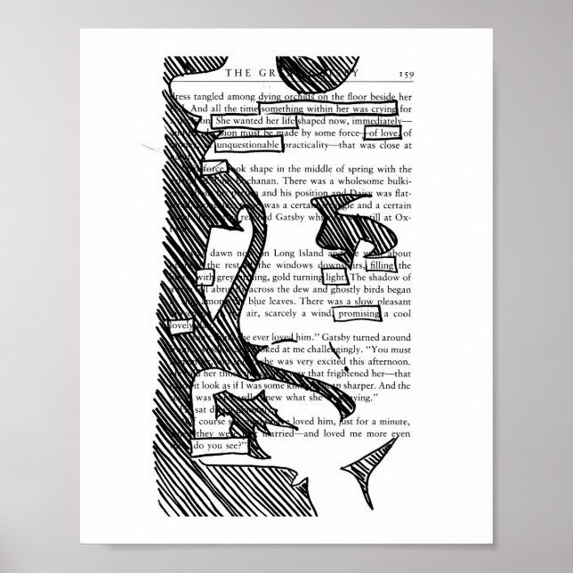 Poster de la vie d'amour (The Great Gatsby) (Devant)